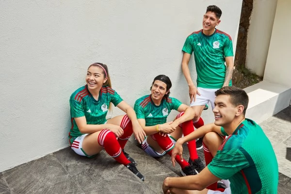 Coppa del mondo 2022 Maglia Messico Bambino Divisa Prima